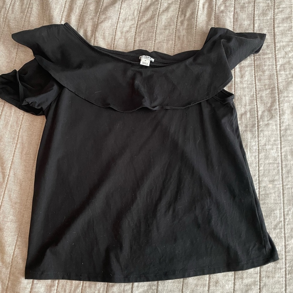 JCrew Off Shoulder Cotton Top